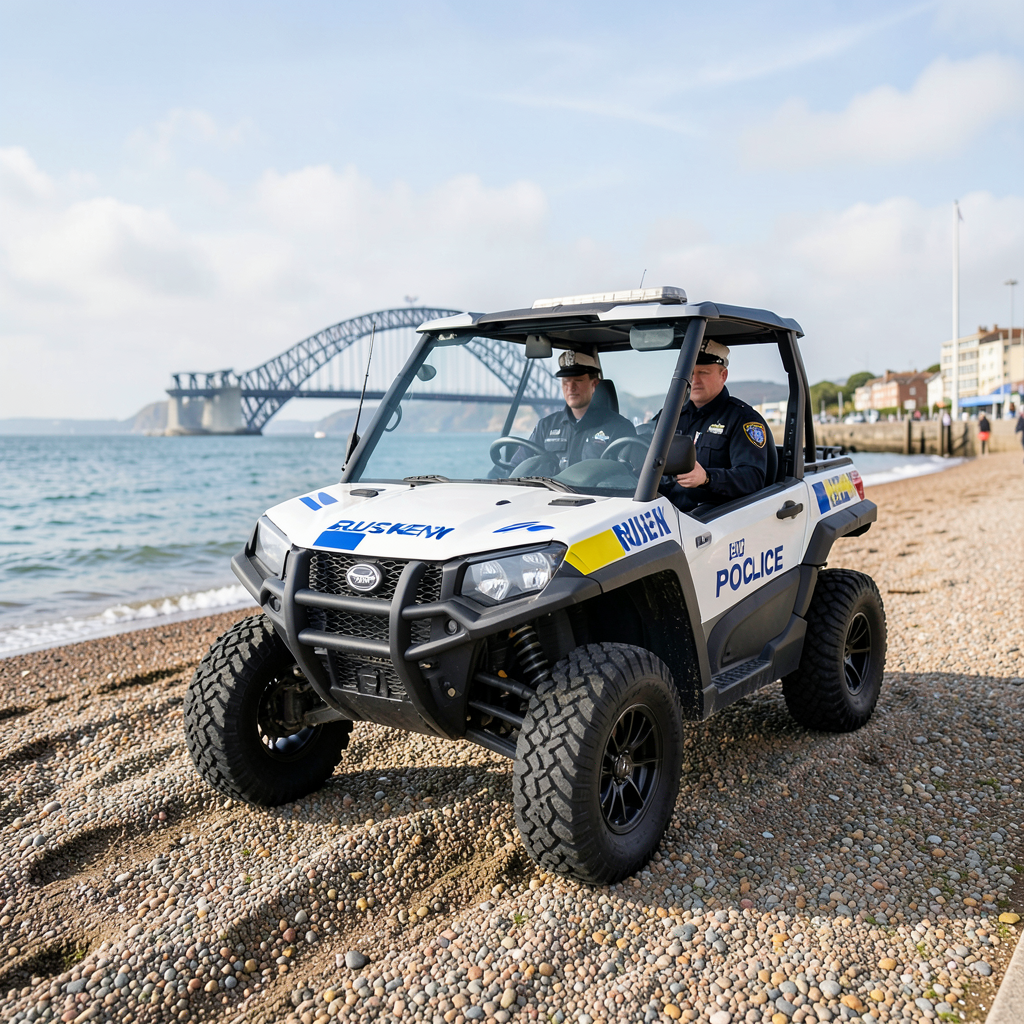 Sussex Police launch first all-terrain vehicle to patrol Brighton seafront